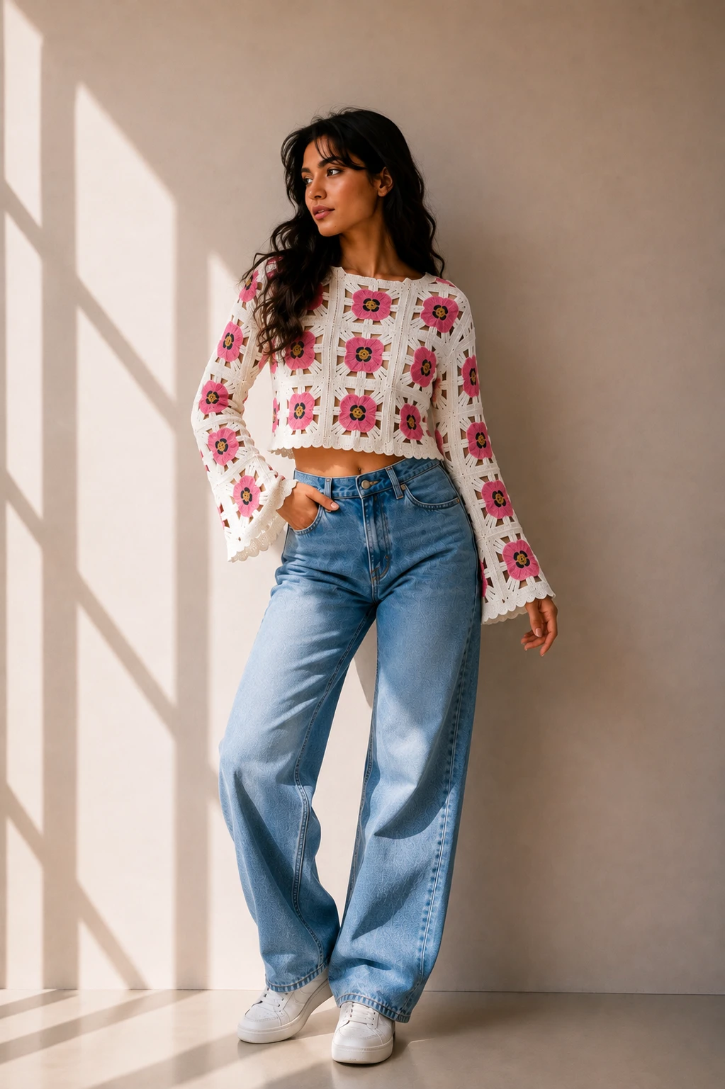 Crochet crop top
