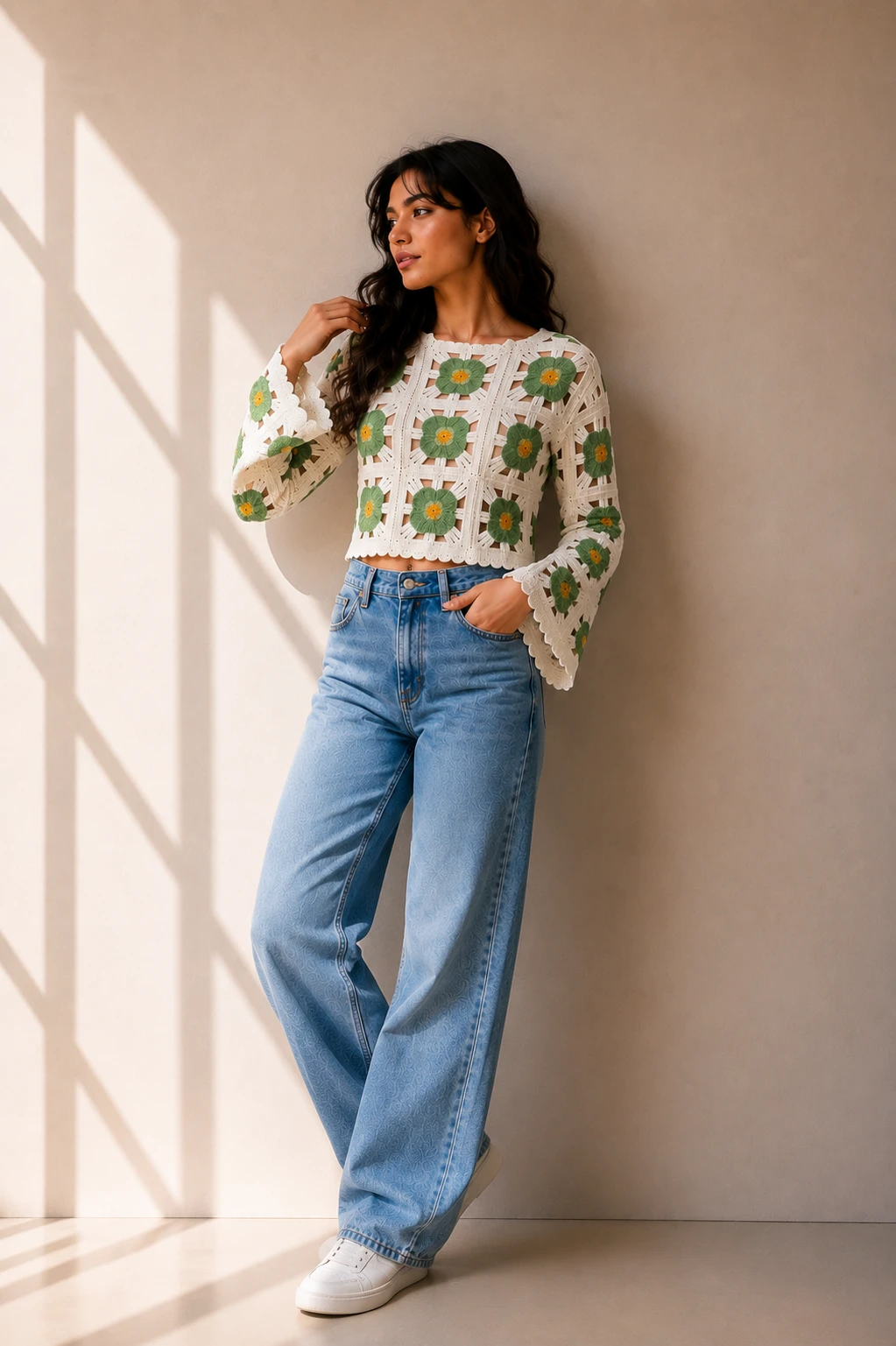 Crochet crop top