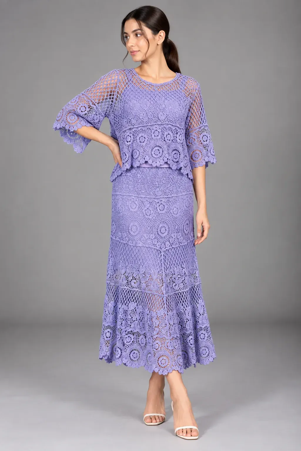Lavender Lace Co-Ord Set — Co-Ord Sets from GoGurll