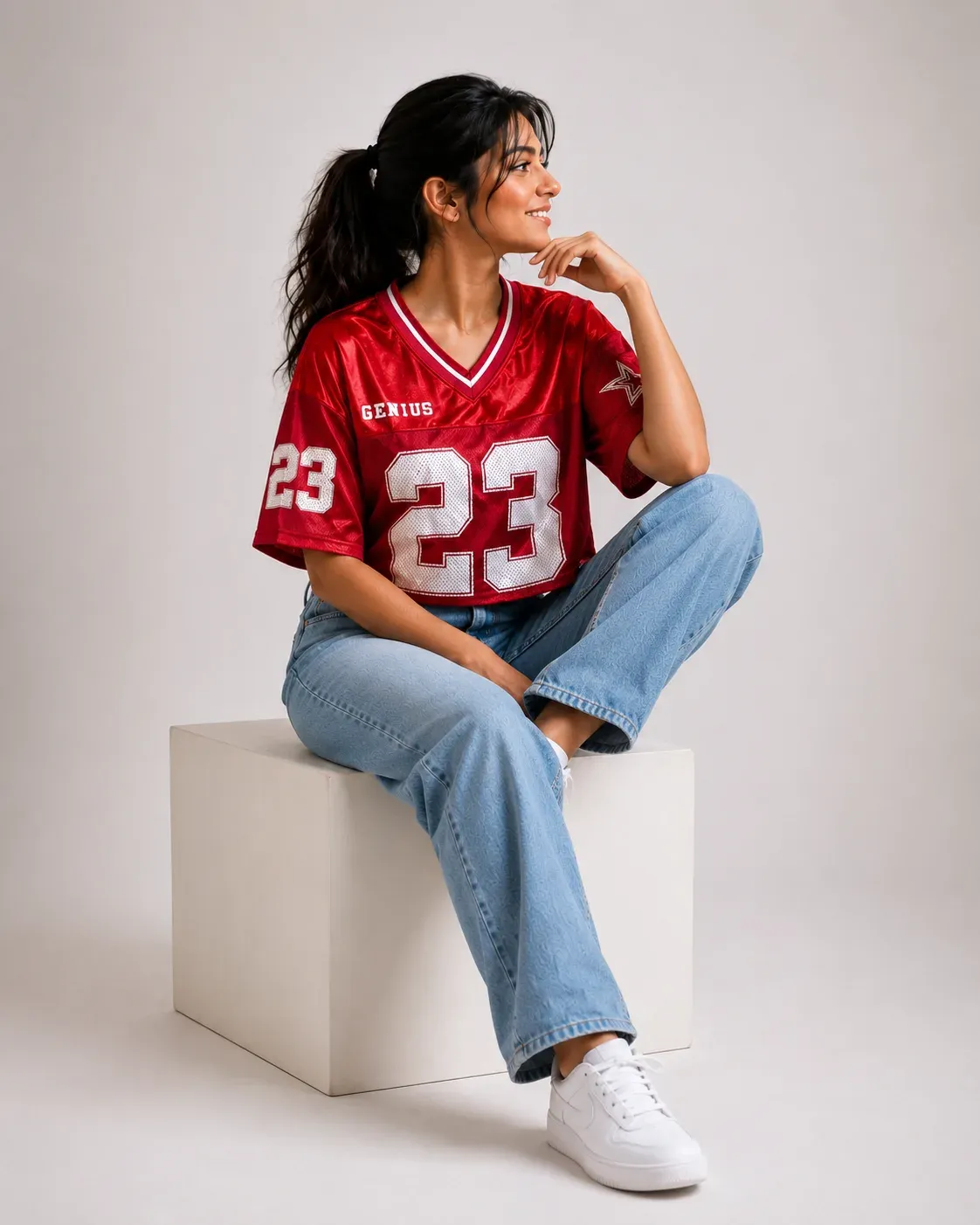 CROP/NET JERSEY — T-Shirts from GoGurll