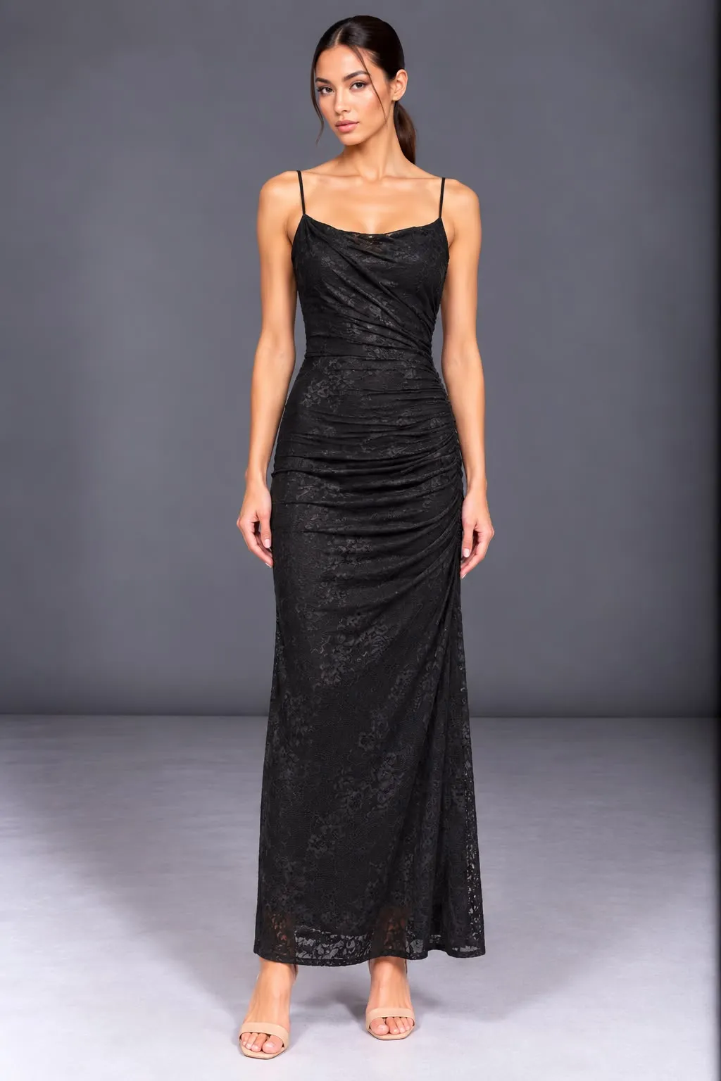 Lace Trim Maxi Dress — Party Wear from GoGurll