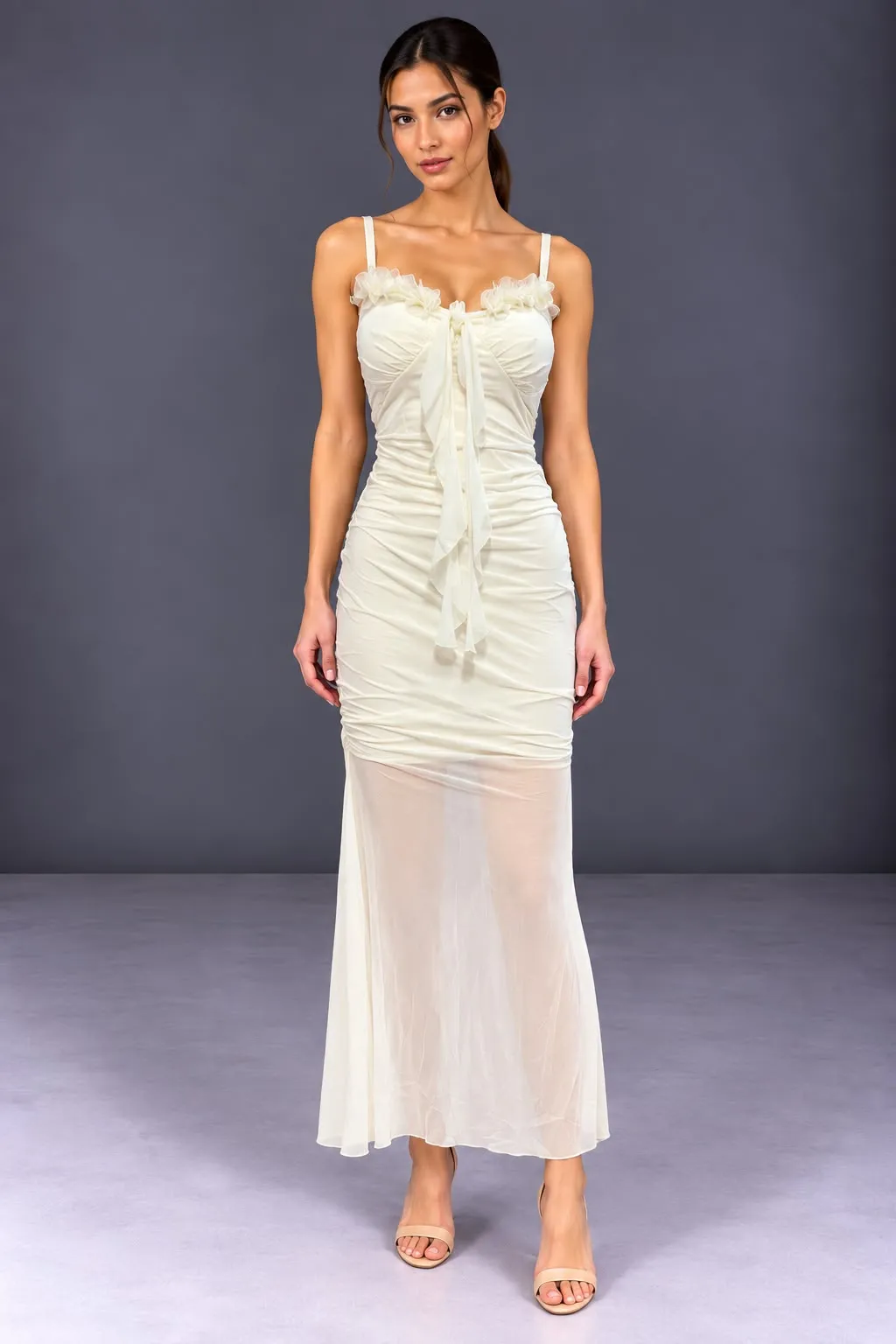 Ruched Midi Dress — Party Wear from GoGurll
