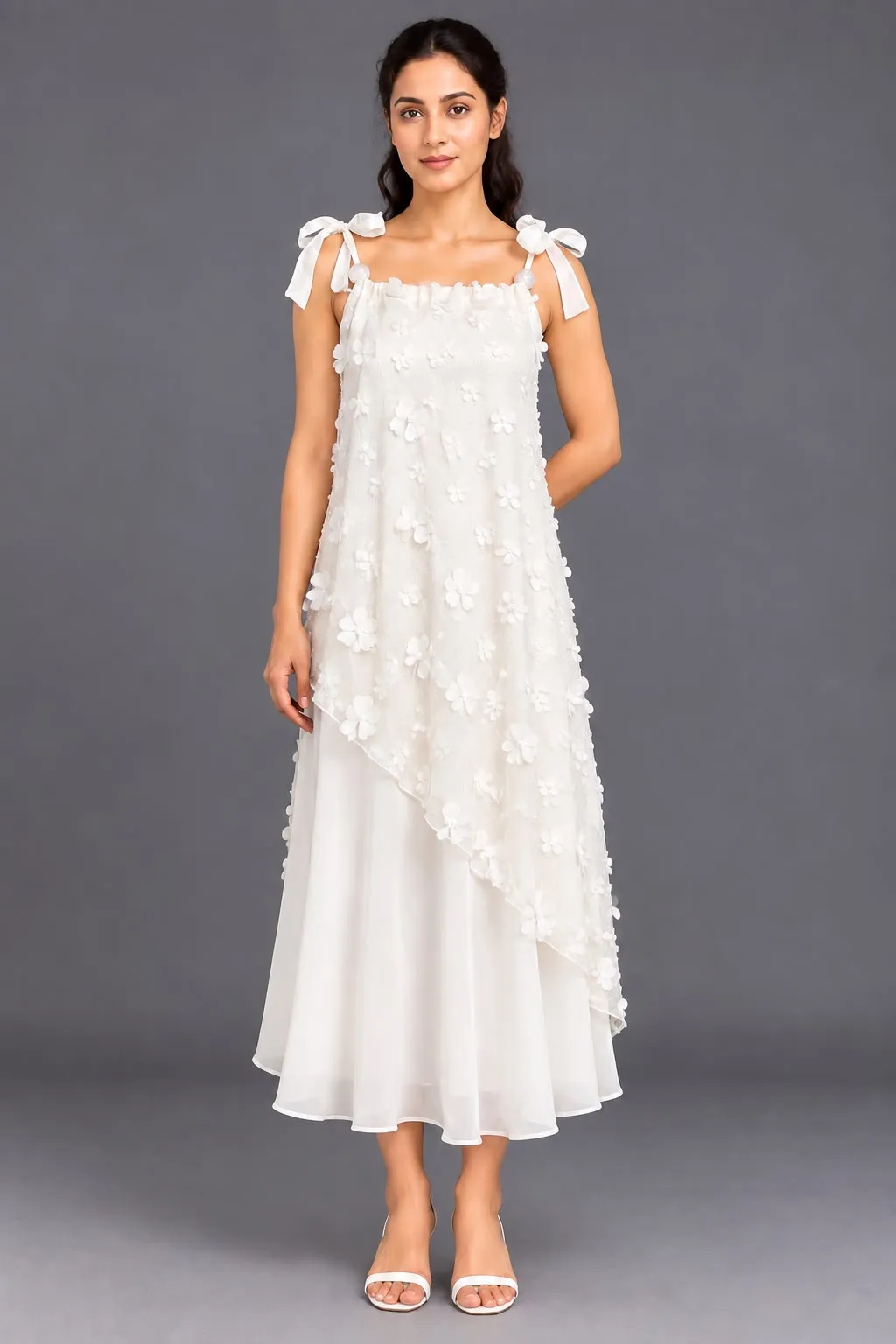 Flora Applique Layered Maxi Dress — Dress Collections from GoGurll