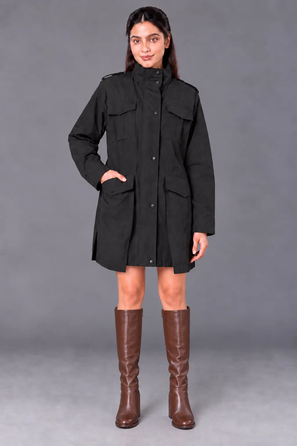 Utility Pocket Jacket Dress — Jackets & Coats from GoGurll