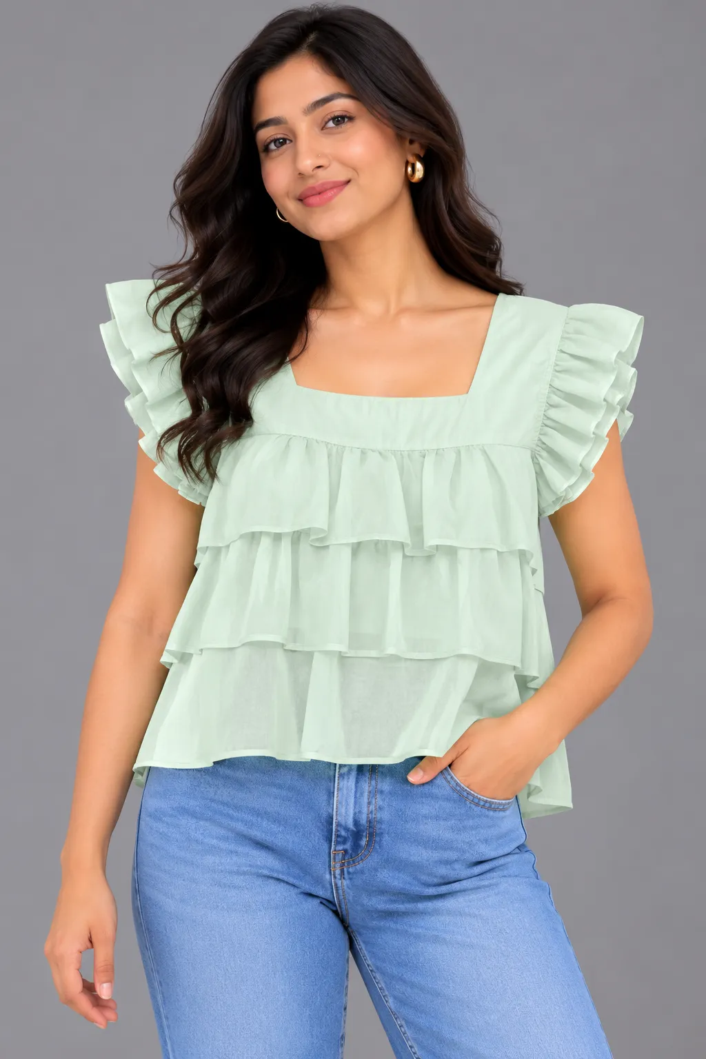 Layered Ruffle Top — Tops from GoGurll