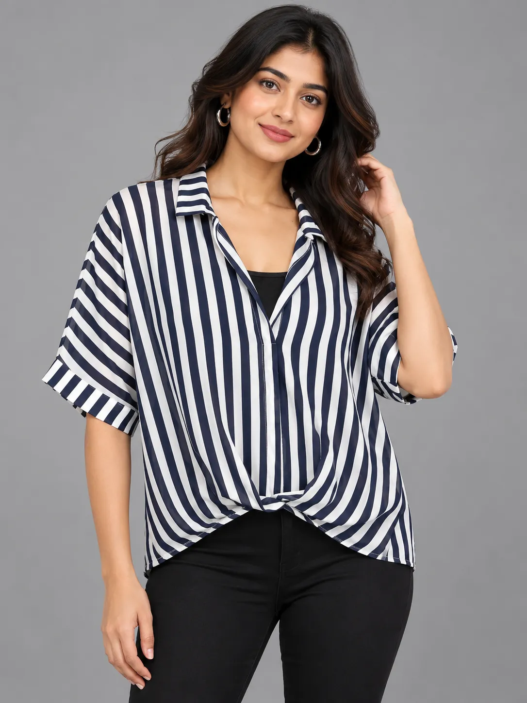 Striped Top with inner — Tops from GoGurll
