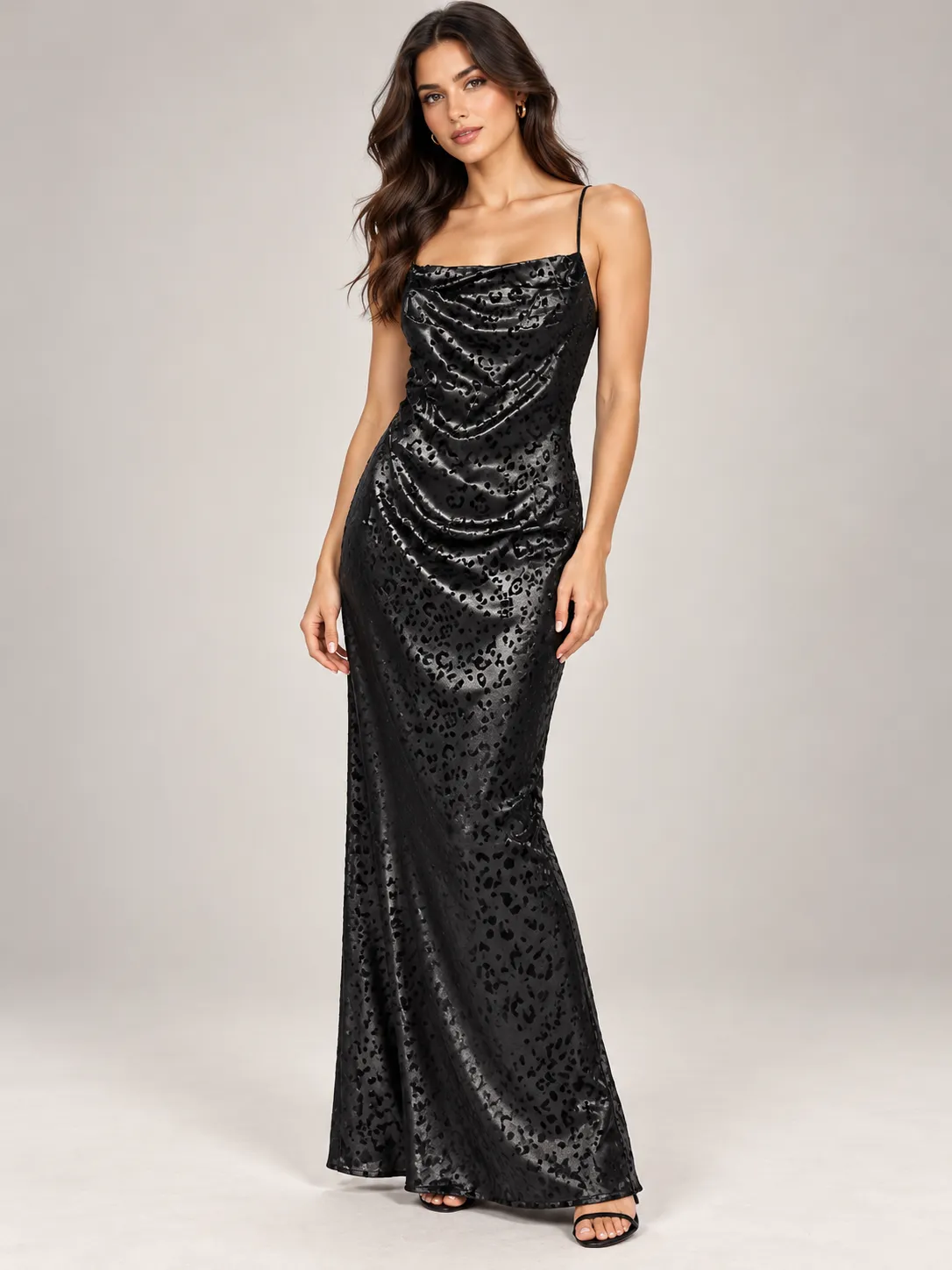 Wild Luxe Leopard Print Satin Maxi Dress — Dress Collections from GoGurll