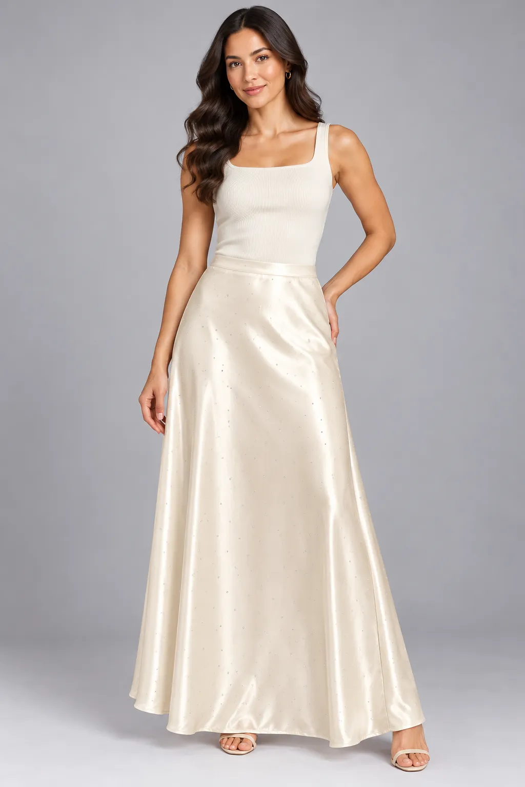 Sequence satin skirt — Skirts from GoGurll