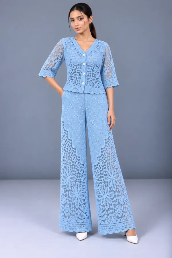 CROCHET PANT AND TOP