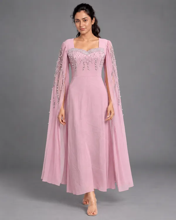 Evelyn pearl-Embellished Dress