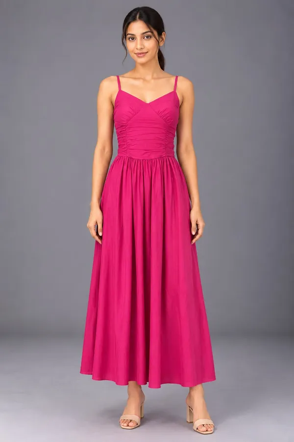 Ruched Maxi Dress