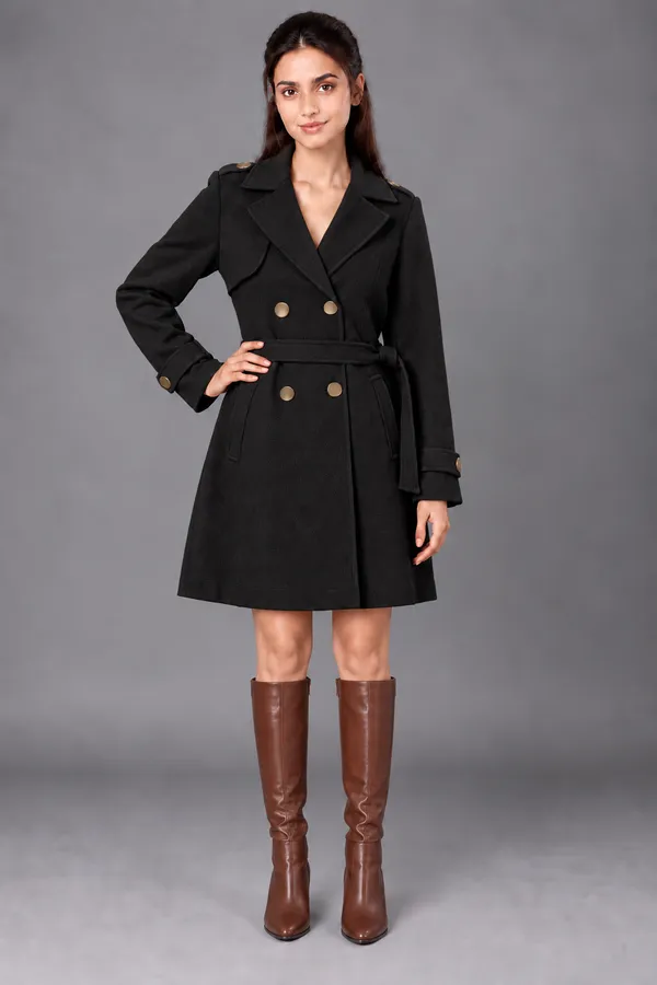 Classic Belted Trench Coat