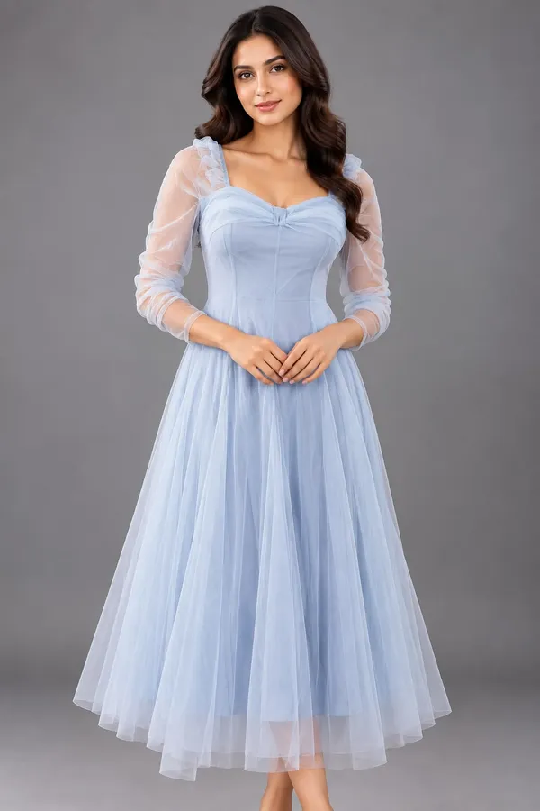 Korean Net Dress
