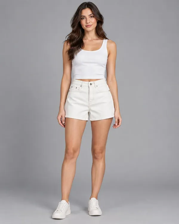 Classic High Waist Denim shorts